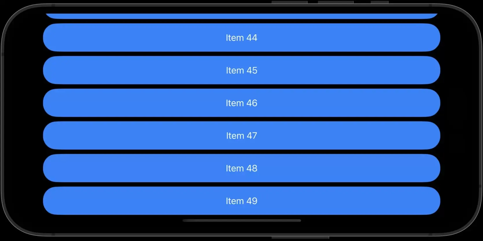  Esempio del bottom initialAnchor IOS17